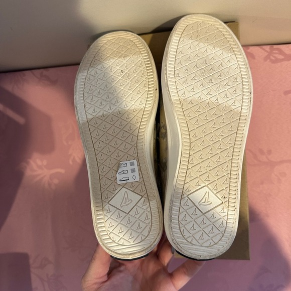 Kids crest vibe camo girls Sperry shoes - Picture 3 of 5